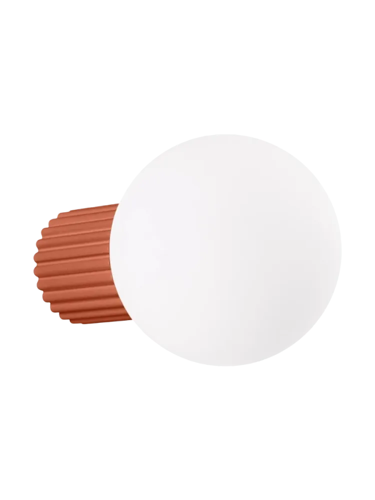 Design Wandlampe „Halo“ - Ockerrot Sollux Lighting