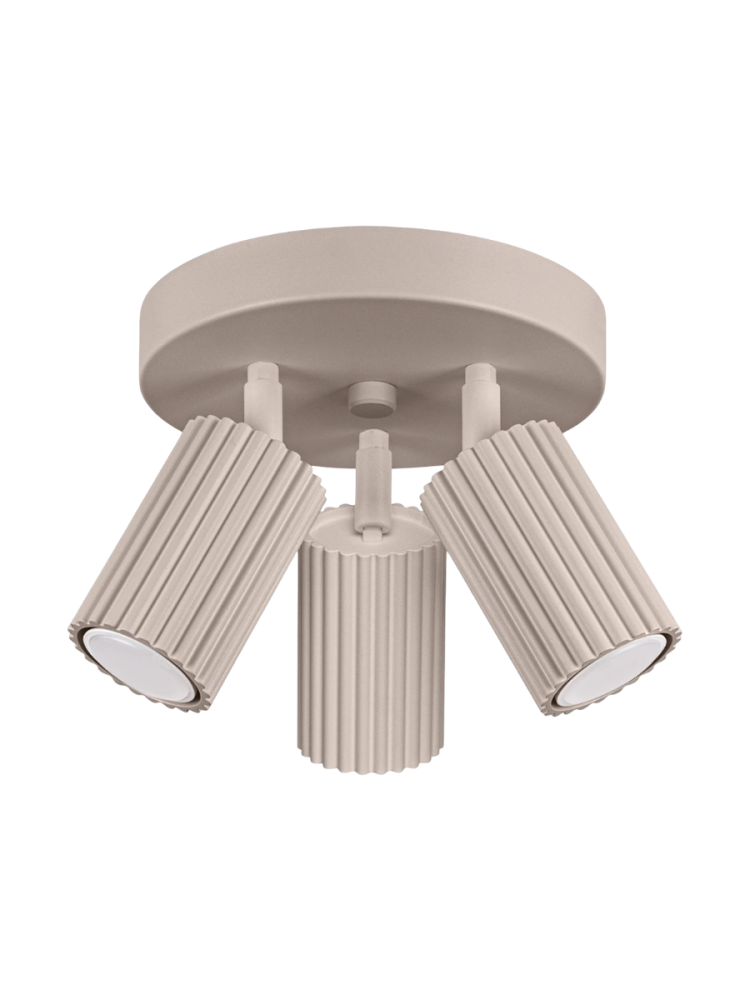 Design Deckenlampe „Karbon“ 3-flammig (rund) Sollux Lighting