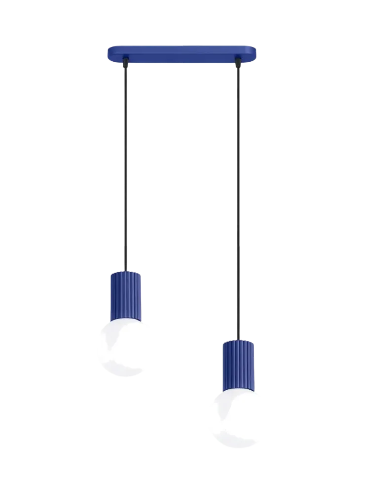 Design Pendellampe „Halo II“, 2-flammig Ultramarine Sollux Lighting