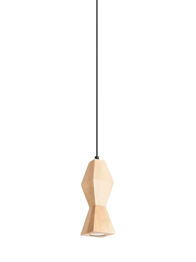 Design Pendellampe „Kubbe“ Naturholz Sollux Lighting