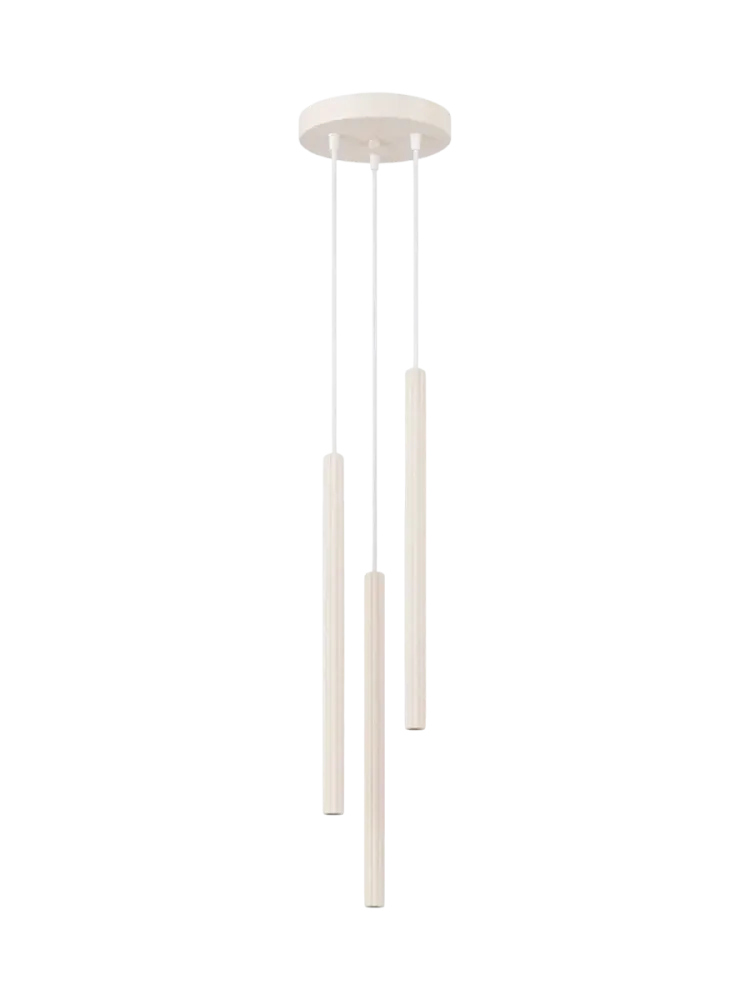 Design Pendellampe „Arche“ - 3-flammig Beige Sollux Lighting
