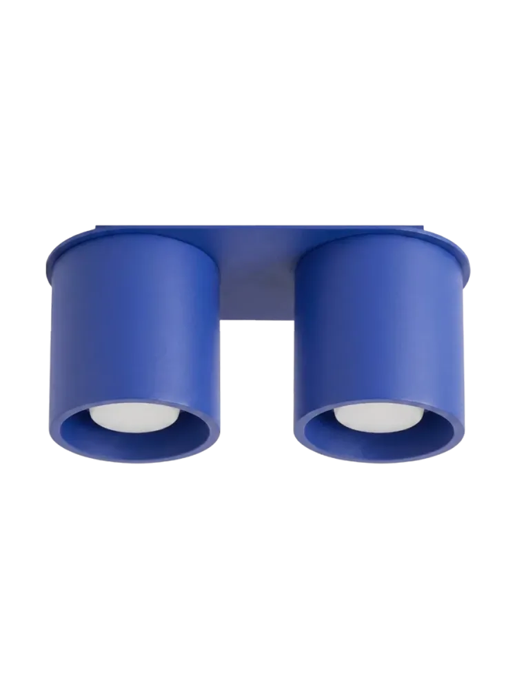 Design Deckenlampe „Orbis“ 2-flammig Ultramarin Sollux Lighting