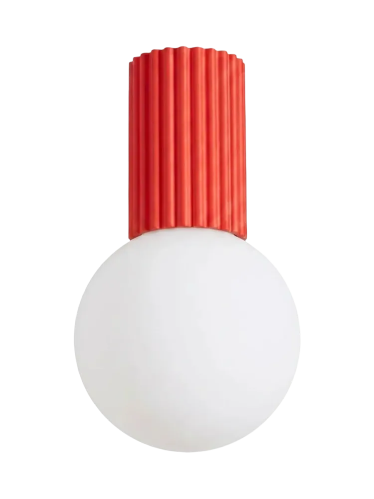 Design Deckenlampe „Halo“ Rot Sollux Lighting