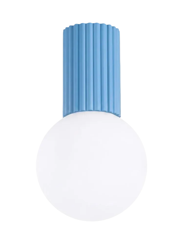 Design Deckenlampe „Halo“ Hellblau Sollux Lighting