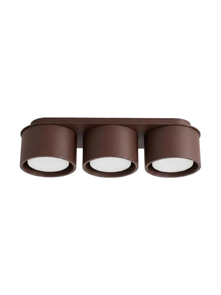 Design Deckenlampe „Modo“ 3-flammig Braun Sollux Lighting