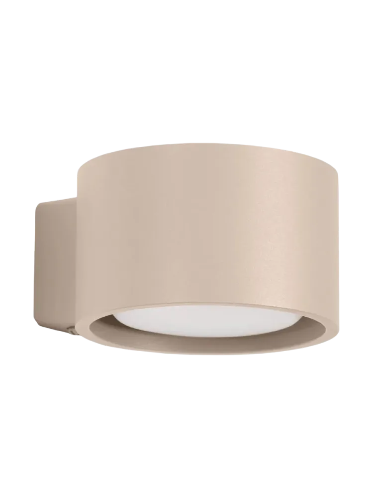 Design Wandlampe „Modo“ 1-flammig Taupe Sollux Lighting