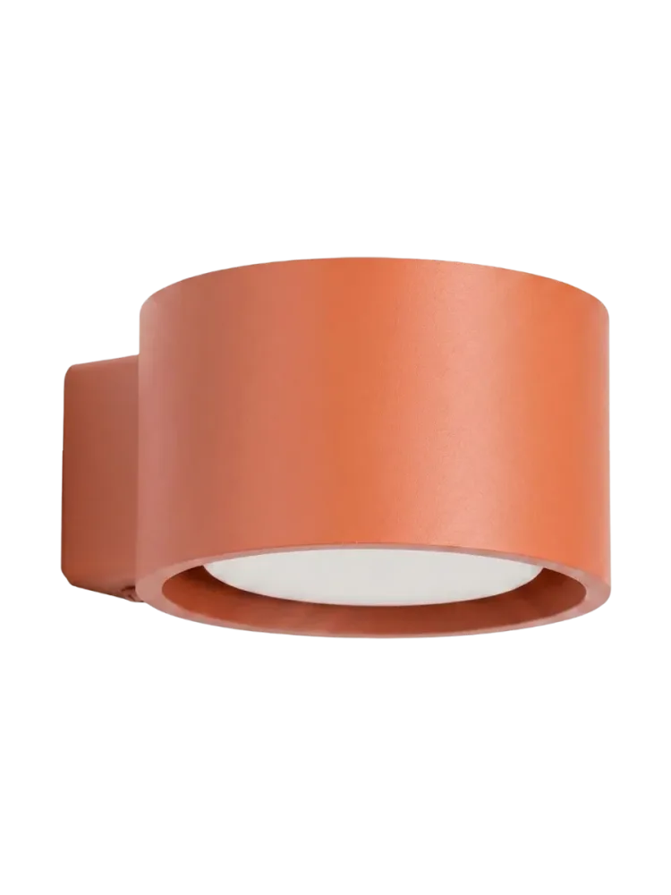 Design Wandlampe „Modo“ 1-flammig Ockerrot Sollux Lighting