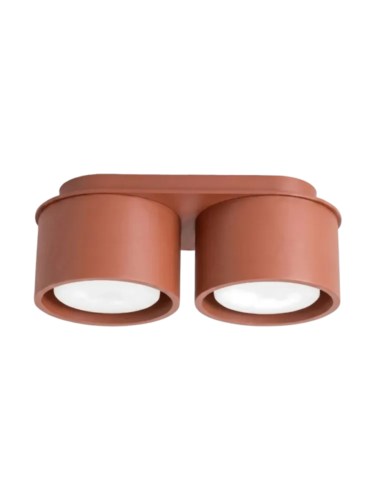 Design Deckenlampe „Modo“ 2-flammig Ockerrot Sollux Lighting