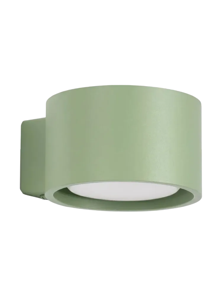 Design Wandlampe „Modo“ 1-flammig Salbeigrün Sollux Lighting