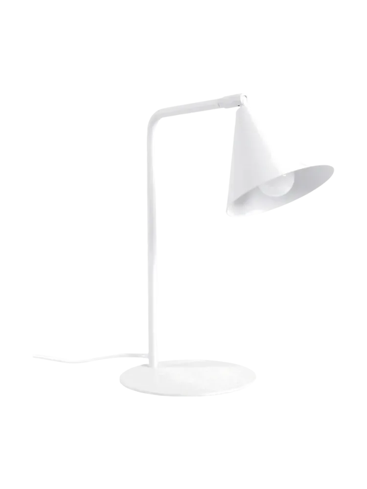 Design Tischlampe „Nox“ Weiss Sollux Lighting