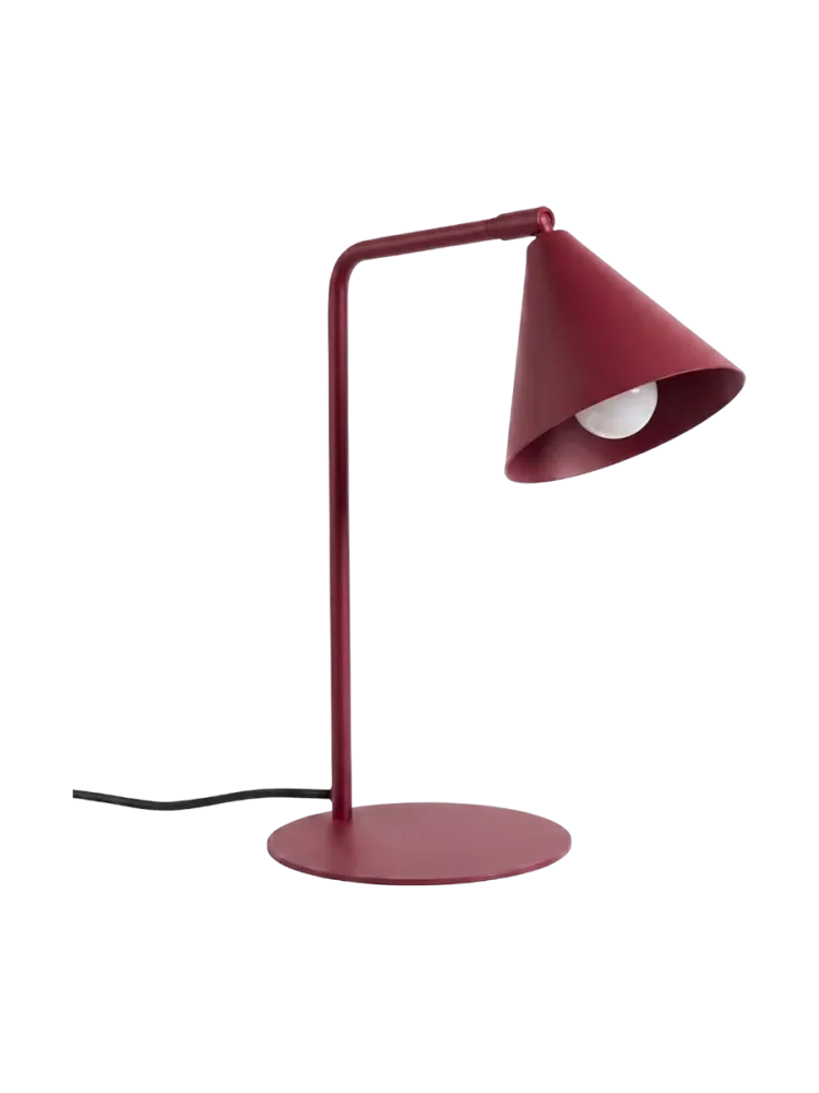 Design Tischlampe „Nox“ Burgundrot Sollux Lighting