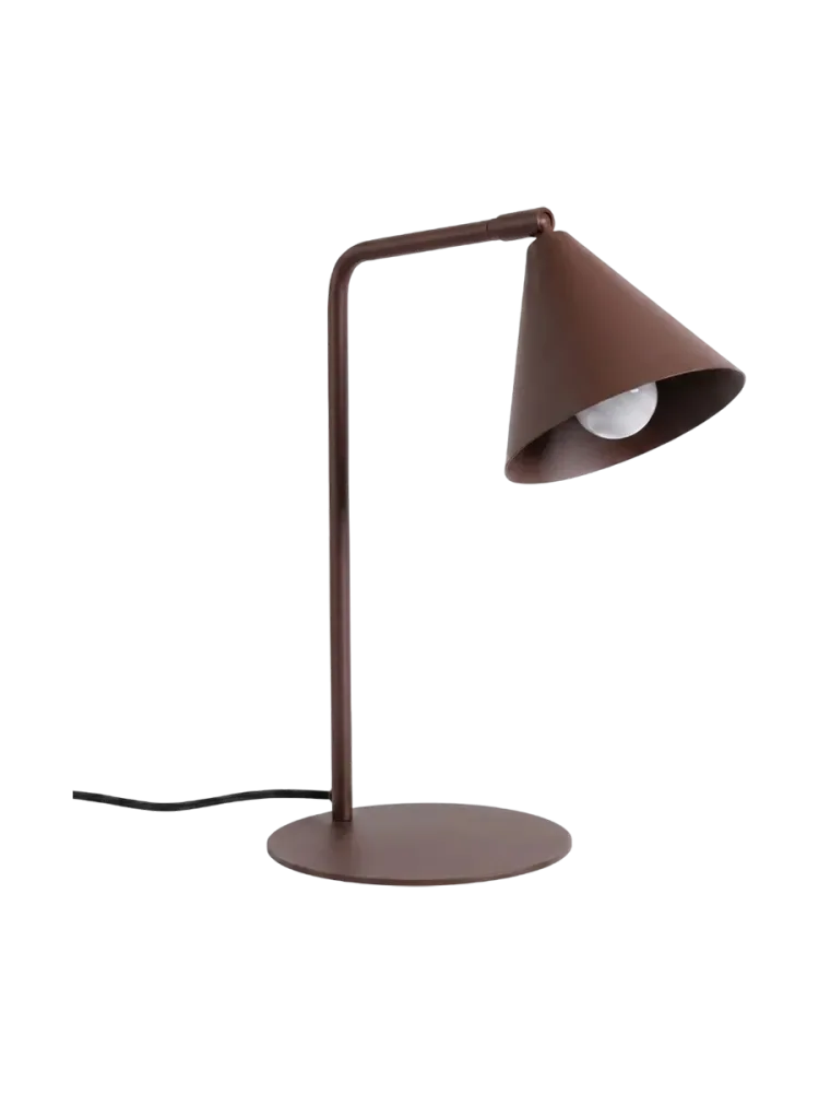 Design Tischlampe „Nox“ Braun Sollux Lighting
