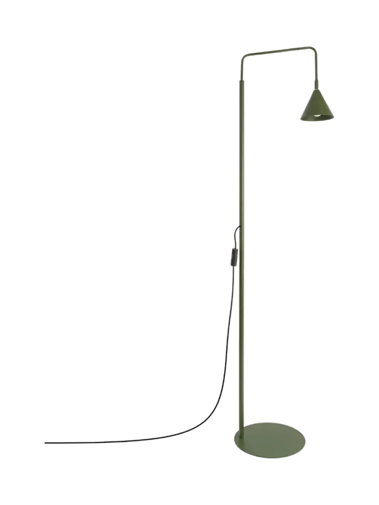 Design Stehlampe „Nox“ Olivgrün Sollux Lighting