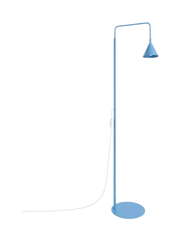 Design Stehlampe „Nox“ Hellblau Sollux Lighting