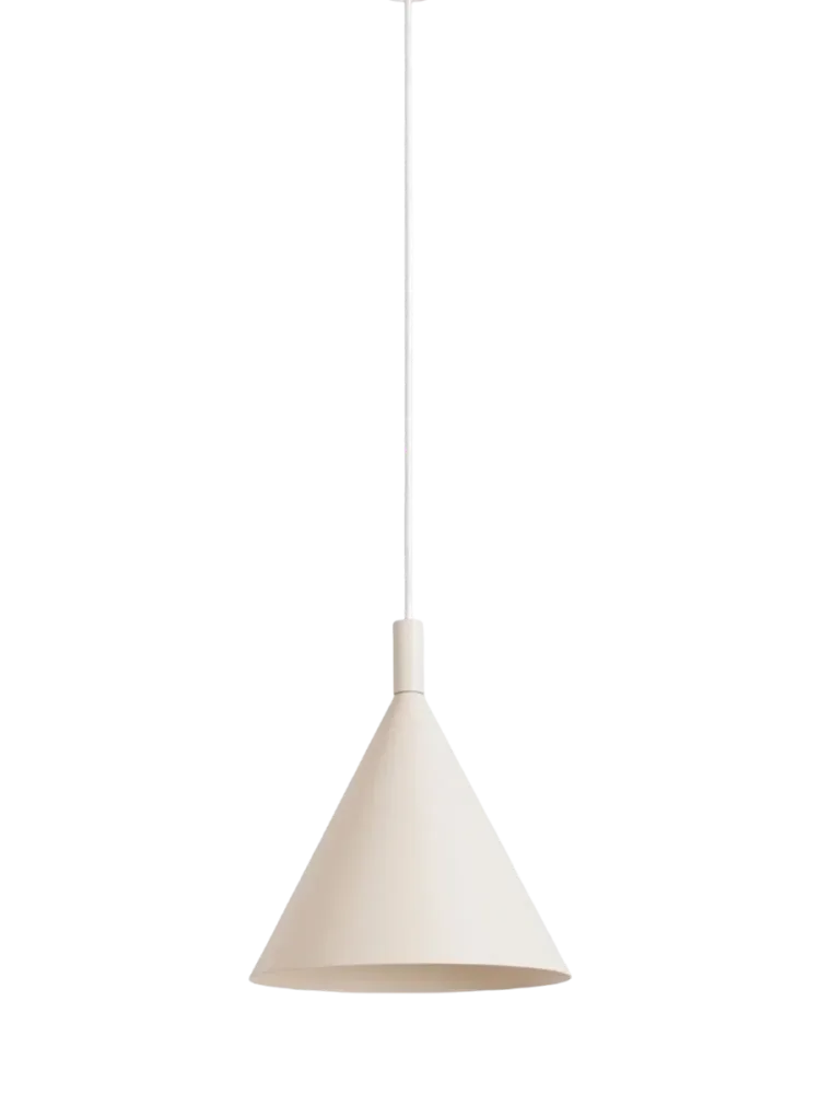Design Pendellampe „Nox“ Beige Ø 25 cm Sollux Lighting