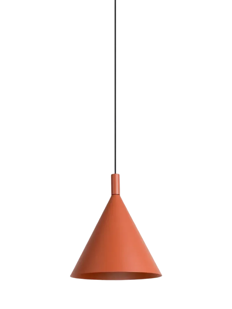 Design Pendellampe „Nox“ Ockerrot Ø 25 cm Sollux Lighting