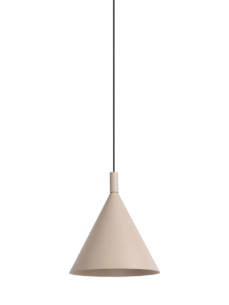 Design Pendellampe „Nox“ Taupe Ø 25 cm Sollux Lighting