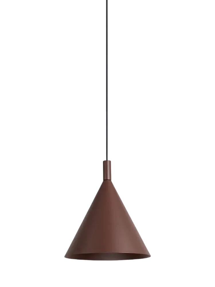Design Pendellampe „Nox“ Braun Ø 25 cm Sollux Lighting