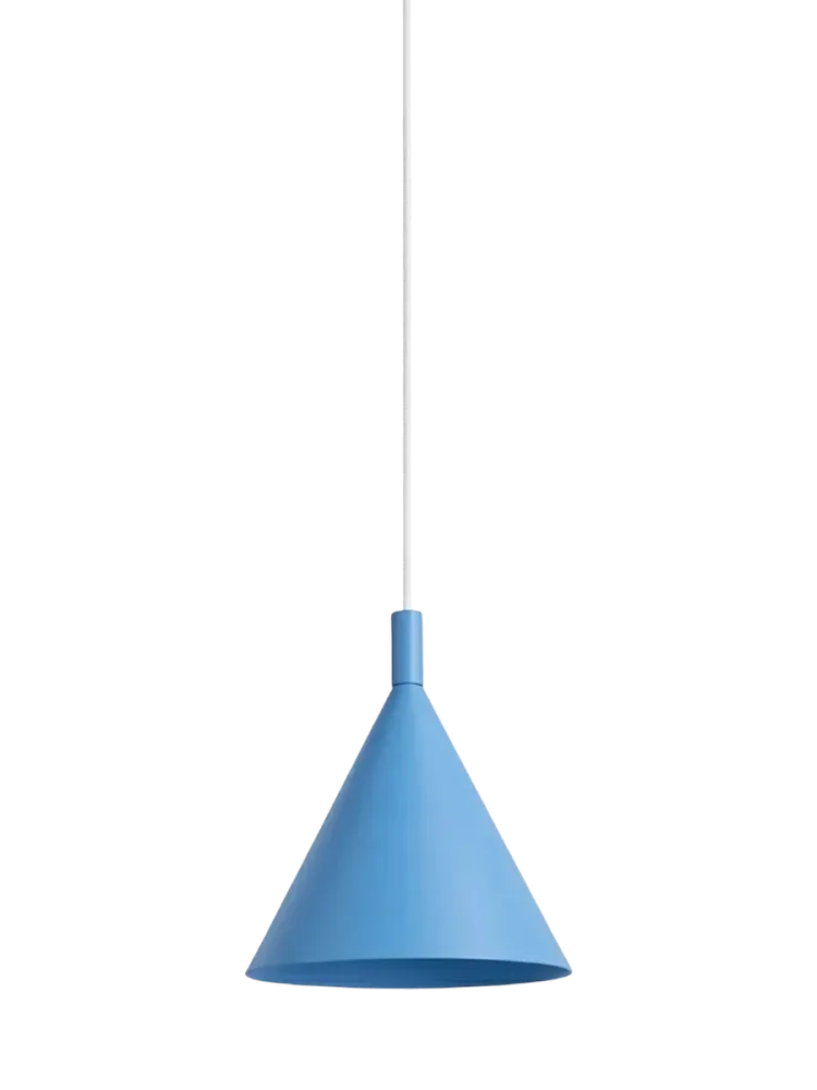 Design Pendellampe „Nox“ Hellblau Ø 25 cm Sollux Lighting