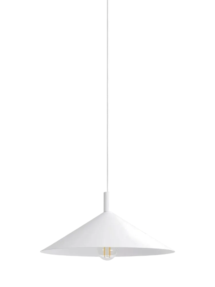 Design Pendellampe „Nox“ Weiss Ø 40 cm Sollux Lighting