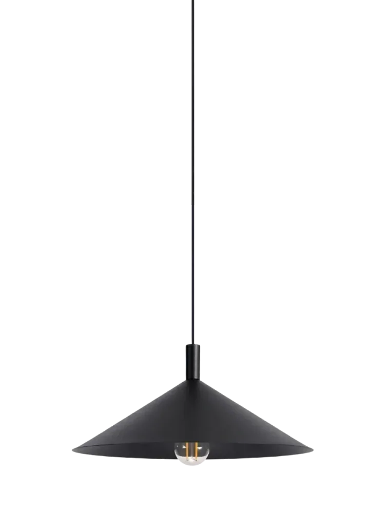 Design Pendellampe „Nox“ Schwarz Ø 40 cm Sollux Lighting