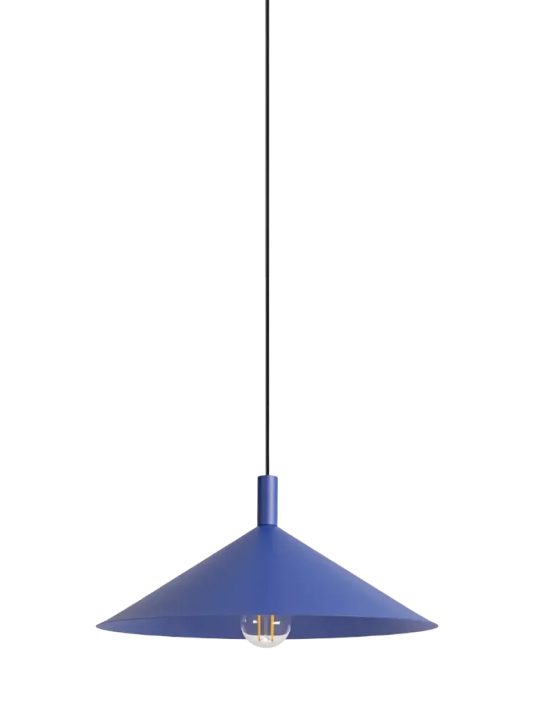 Design Pendellampe „Nox“ Ultramarin Ø 40 cm Sollux Lighting