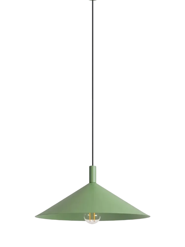 Design Pendellampe „Nox“ Salbeigrün Ø 40 cm Sollux Lighting