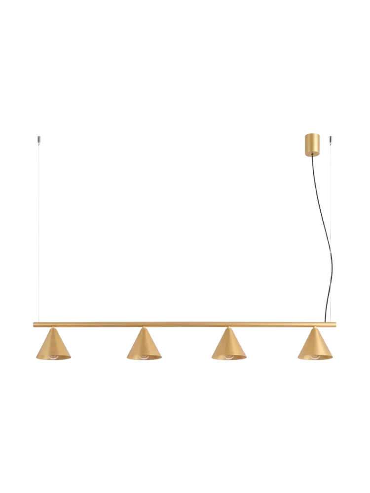 Design Pendellampe „Nox“ 4-flammig Gold Sollux Lighting
