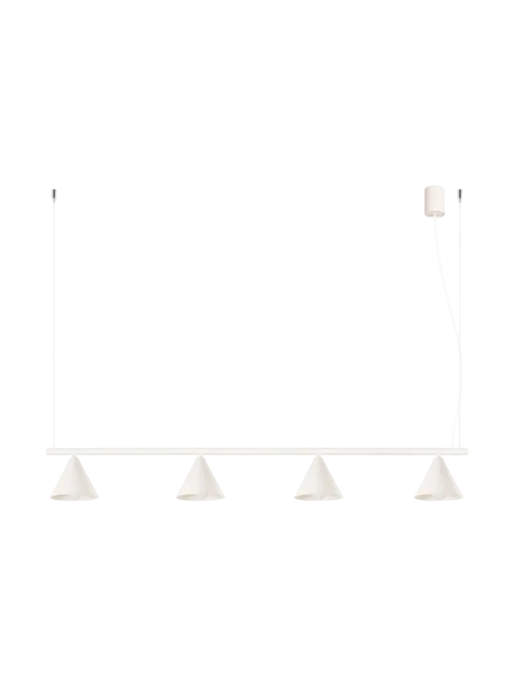 Design Pendellampe „Nox“ 4-flammig Beige Sollux Lighting