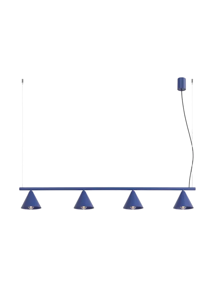 Design Pendellampe „Nox“ 4-flammig Ultramarin Sollux Lighting