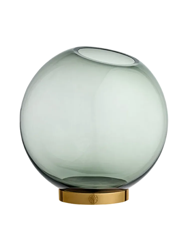 Design Vase „Globe“ - Forest/Gold AYTM