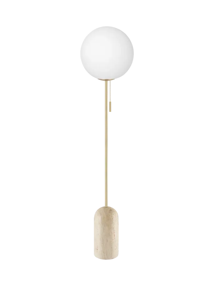 Design Stehlampe „Torrano“ mit Marmorsockel Globen Lighting