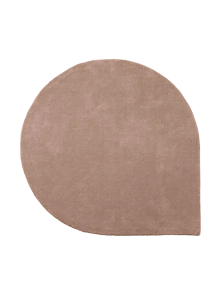 Hochwertiger Design Wollteppich „Stilla“ - Rosa AYTM