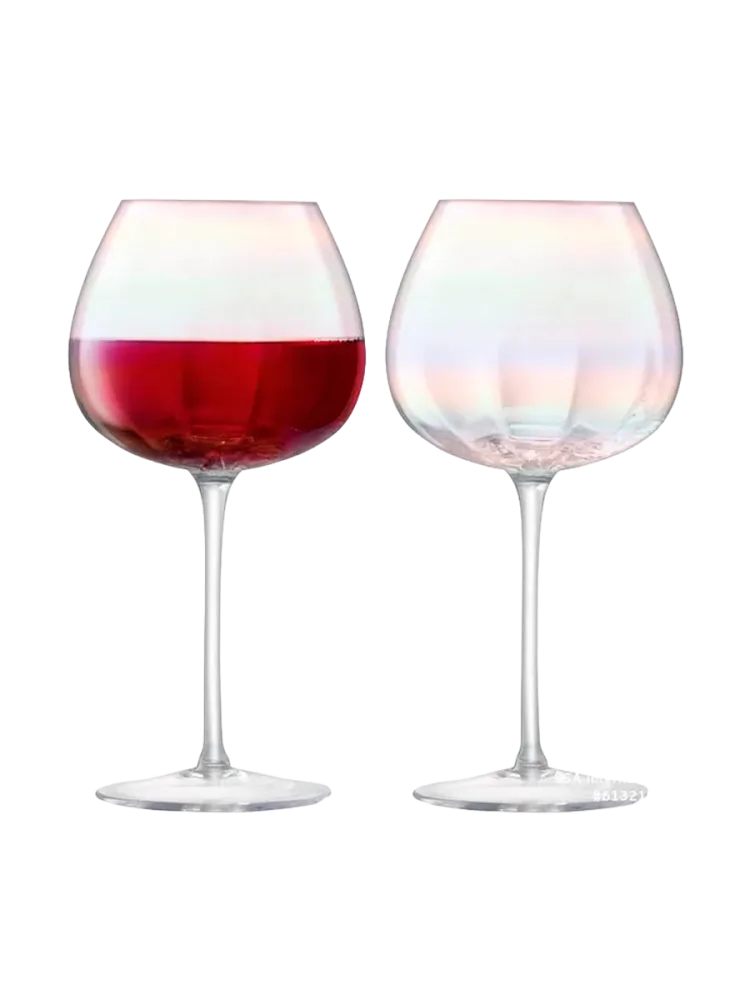 4er-Set Handgefertigte Rotwein-Gläser „Pearl“ LSA International