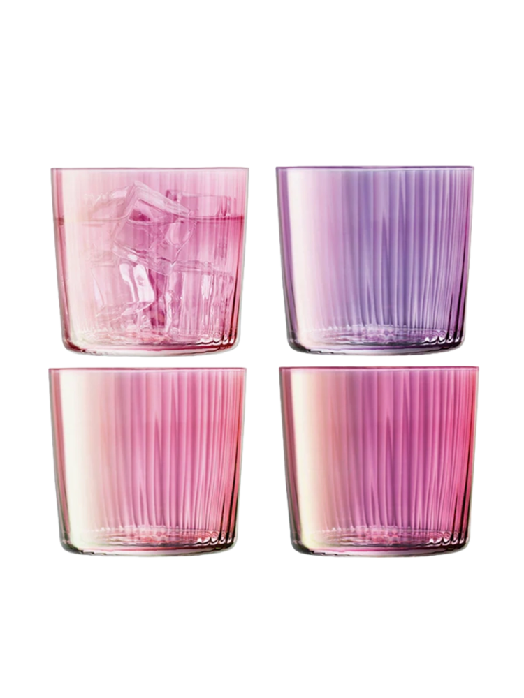 Mundgeblasene Gläser „Gems“ Garnet 310 ml (4er-Set) LSA International