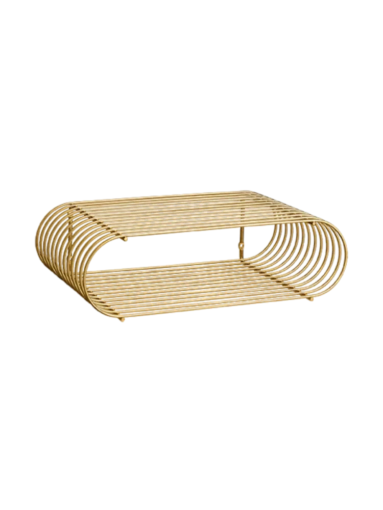 Design Wandregal „Curva“ - Gold AYTM