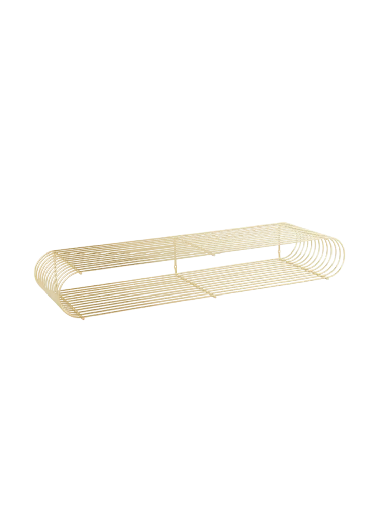 Design Wandregal „Curva“ - Gold AYTM