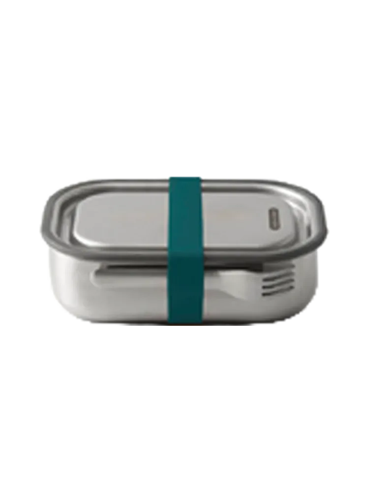 Multifunktionelle Edelstahl Lunch-Box „Blum“ 1000 ml black+blum