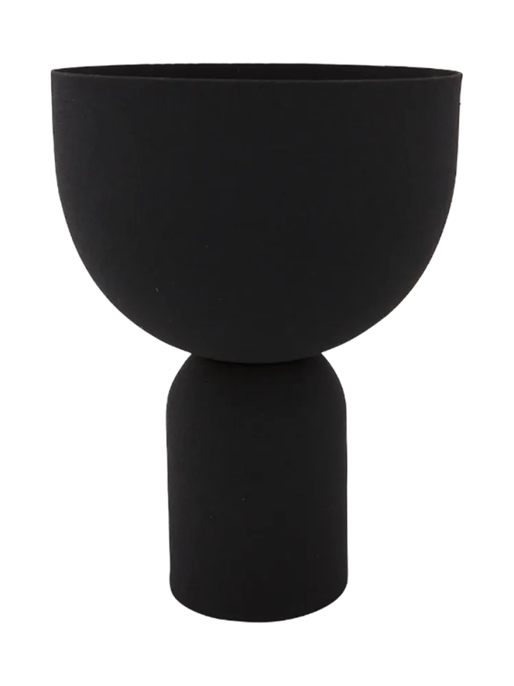 Design Blumentopf „Torus“ Ø 17 x 23 cm, Schwarz AYTM