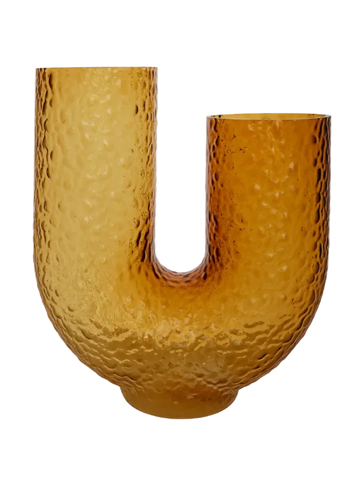 Mundgeblasene Design Vase „Aura high“ AYTM