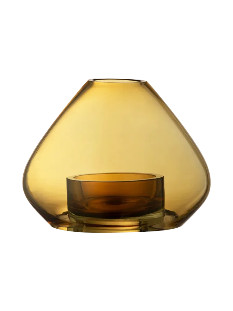Design Vase & Windlicht „Uno“ - Amber AYTM