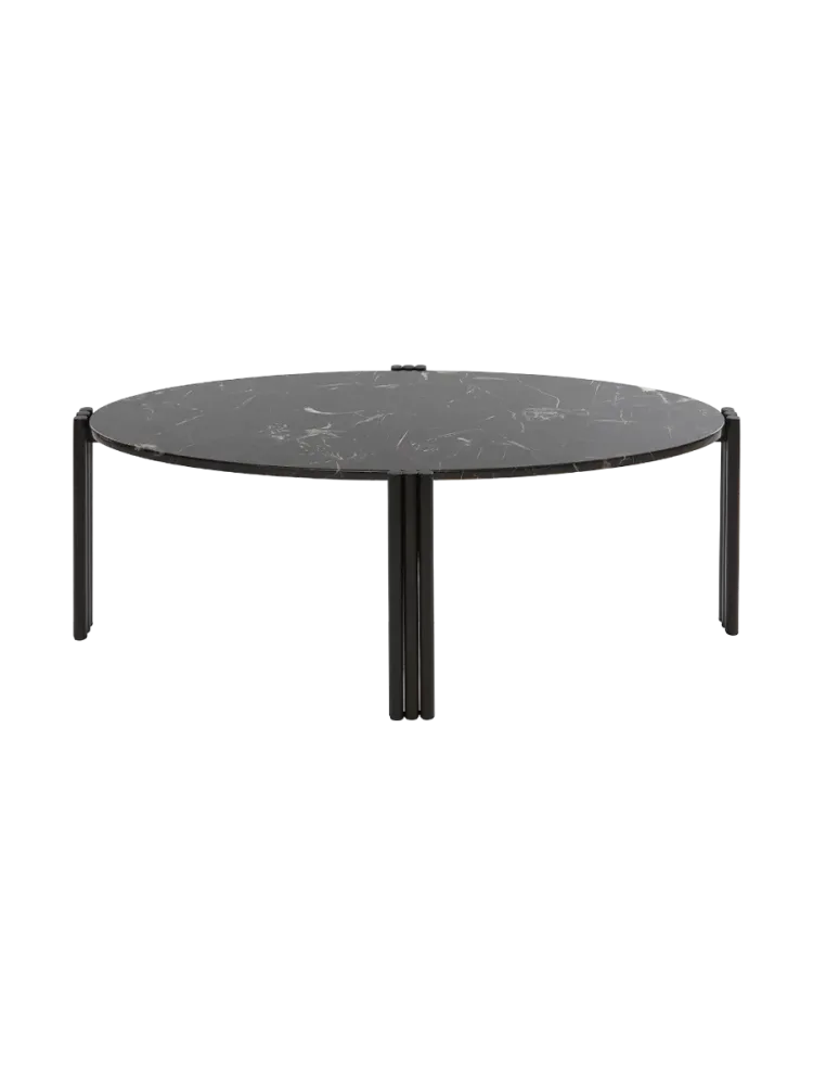 Marmor Design Beistell-/ Couchtisch „Tribus“ Schwarz AYTM