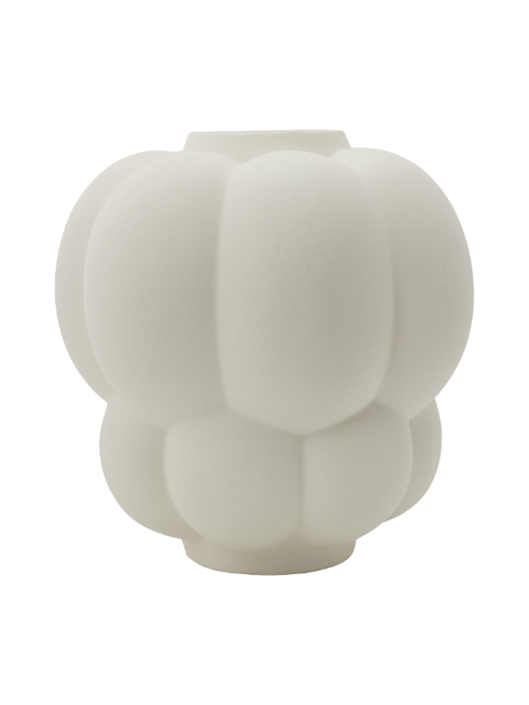 Mundgeblasene Design Vase „Uva“ - Cream AYTM