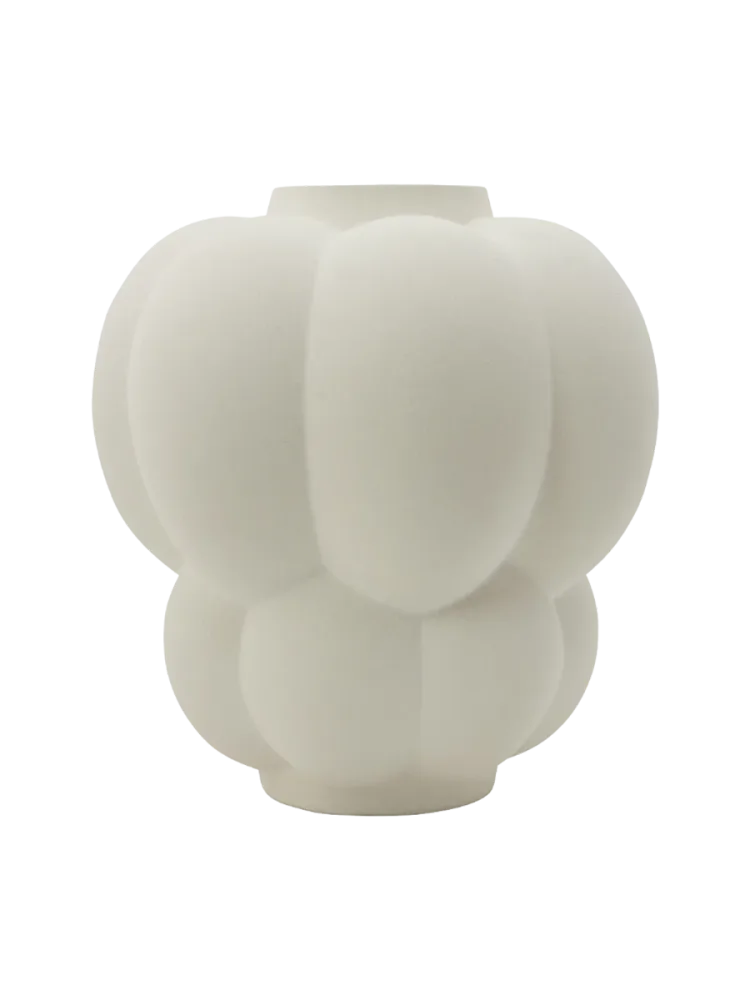 Mundgeblasene Design Vase „Uva“ - Cream AYTM