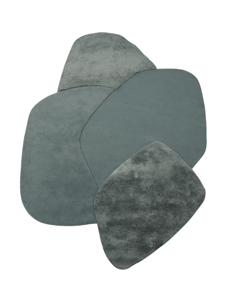 Design Teppich „Mola“, Dusty Blue AYTM
