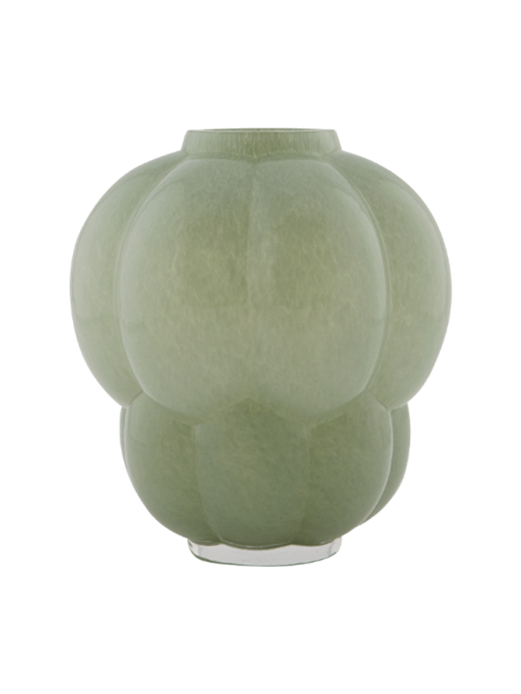 Mundgeblasene Design Vase „Uva“ - Pastellgrün AYTM