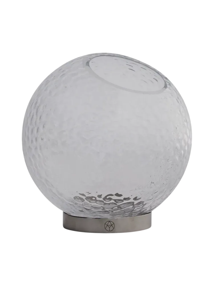 Design Vase „Globe Bubbles“ - Klar/Silver AYTM
