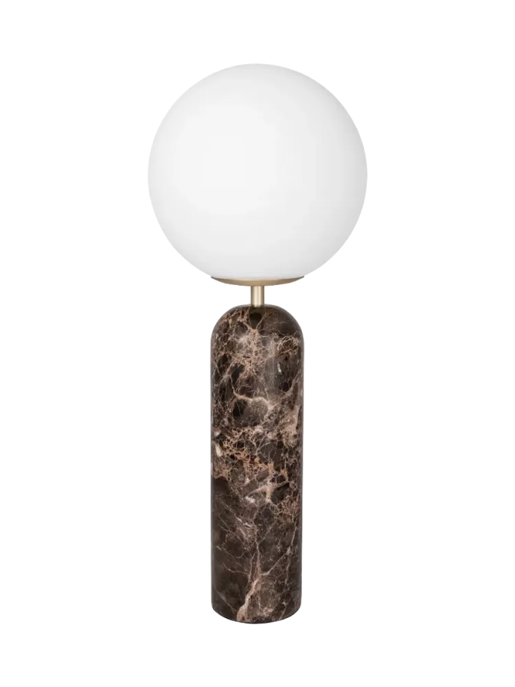 Grosse Design Tischlampe „Torrano“ mit Marmorsockel Globen Lighting