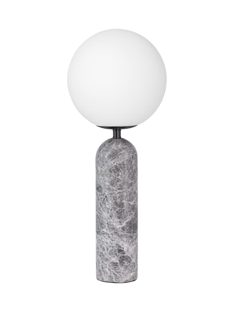 Grosse Design Tischlampe „Torrano“ mit Marmorsockel Globen Lighting