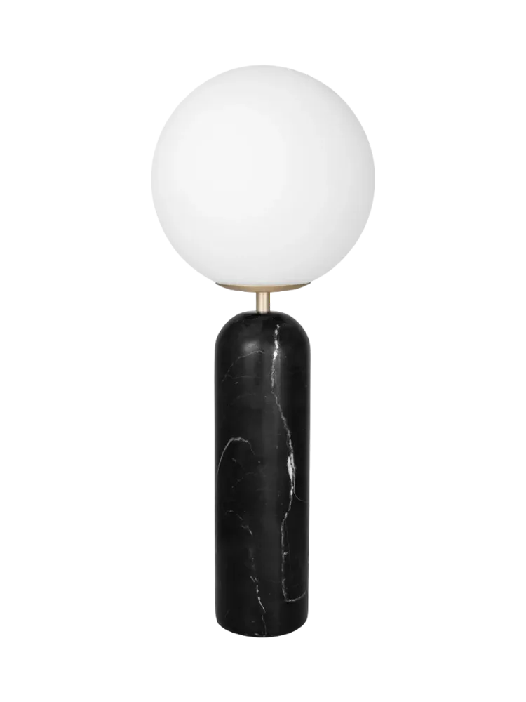 Grosse Design Tischlampe „Torrano“ mit Marmorsockel Globen Lighting